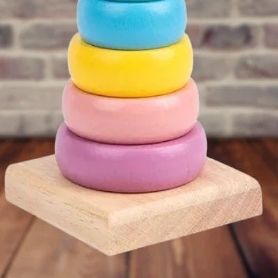 Jouet en Bois - WoodenToys™ - Tour Macaron - L'éveil bébé