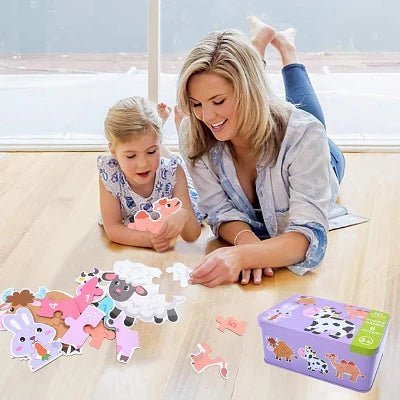 Puzzle Montessori - BabyPuzzle™ - Bétail - L'éveil bébé